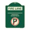 Signmission Fire Lane Emergency Access Route W/ No Parking Heavy-Gauge Aluminum Sign, 24" x 18", G-1824-24016 A-DES-G-1824-24016 - alternate 1